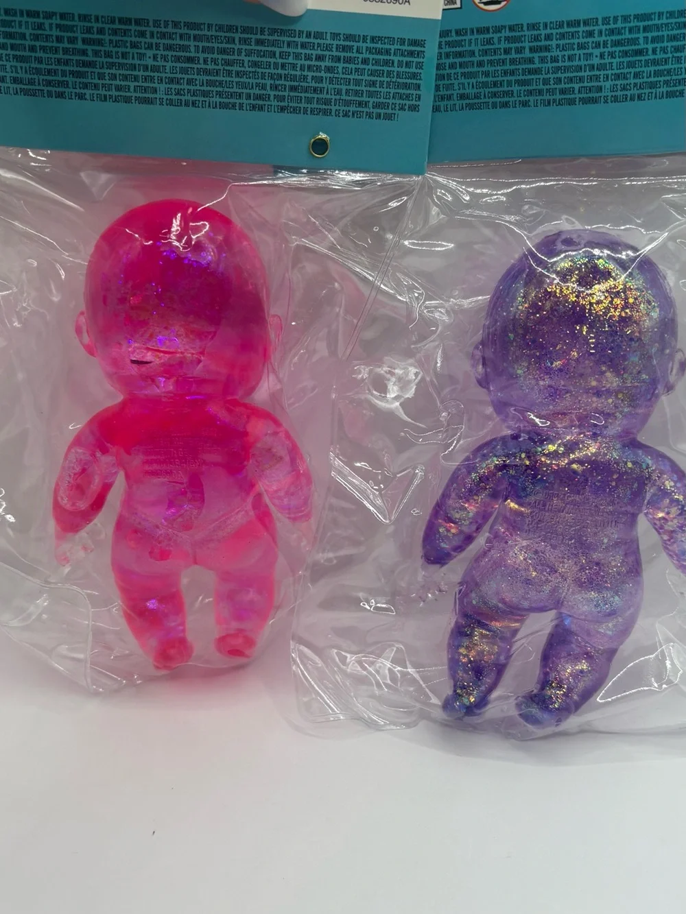 ORB Curiosities Sugar Swap Jumbo  Babies pink and purple set squishy toys